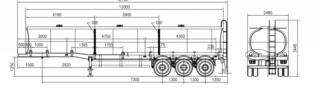 Oil Tank Semi Trailers