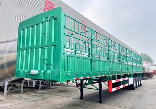 4 Axle Shipping Fence Semi Trailer