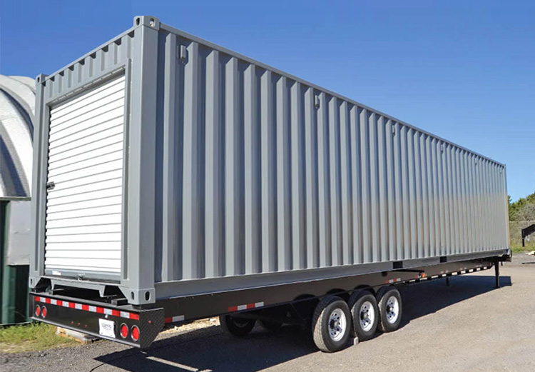 7m Semi Trailer Shipping Container Trailer  Truck
