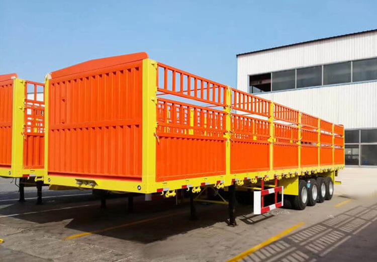 Fence Semi Trailer With High Side Wall
