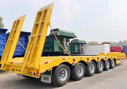 100 Tonne 6 Axle Heavy Haul Semi Trailer Vehicle聽