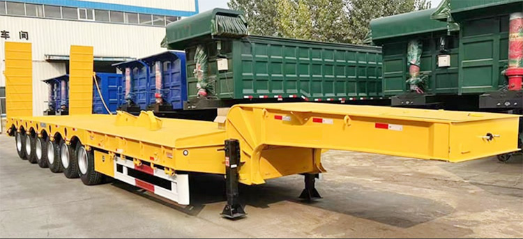 100 Tonne 6 Axle Heavy Haul Semi Trailer Vehicle | Trailer Truck