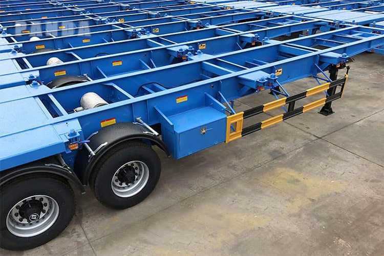 2 Axle 40FT Container Chassis Trailers