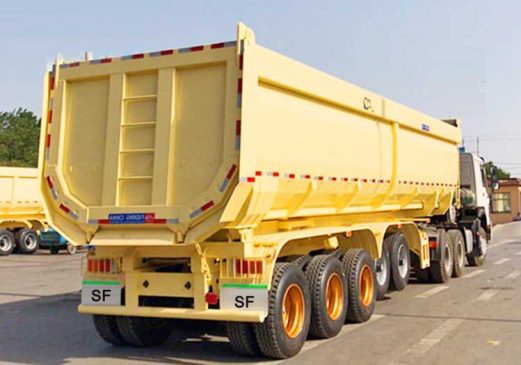 45 Cubic Meter Tipper Trailer Truck Price