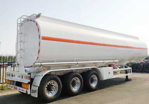 45000L Aluminum Alloy Fuel Semi Tanker Trailer