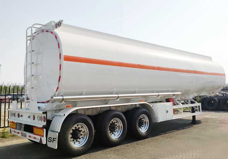 45000L Aluminum Alloy Fuel Semi Tanker Trailer - SF Semi Trailer