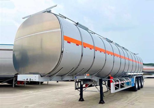 55000 Ltrs Stainless Steel Tanker Trailers