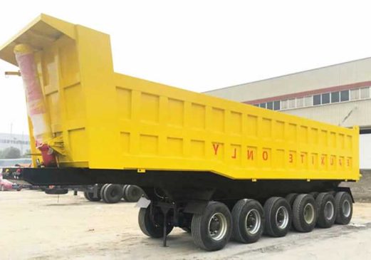 6 Axle Dump Semi Trailer Truck