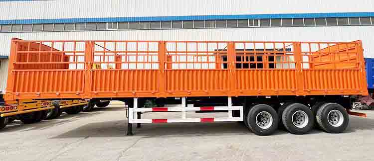 60 Ton Fence Cargo Semi Trailer Truck