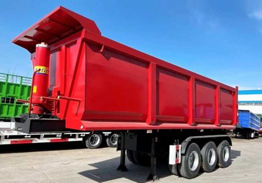 Hydraulic Dump Trailer Truck for Sale